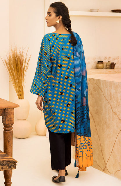 Orient - Unstitched 2 Piece Printed Khaddar Shirt and Shawl Dupatta