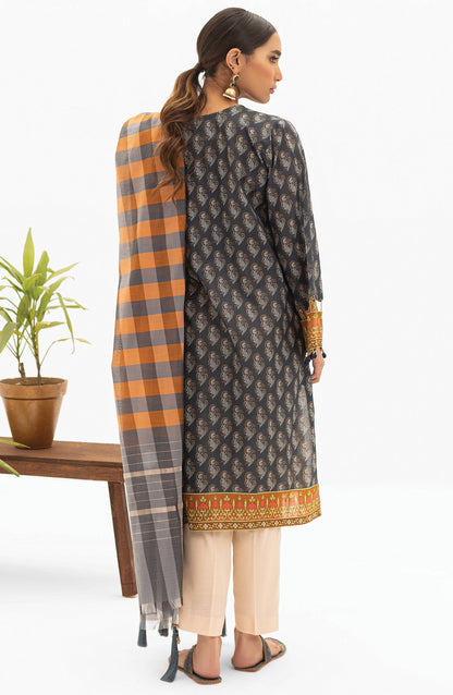 Orient - Unstitched 2 Piece Embroidered Lawn Shirt and Yarn Dyed Dupatta