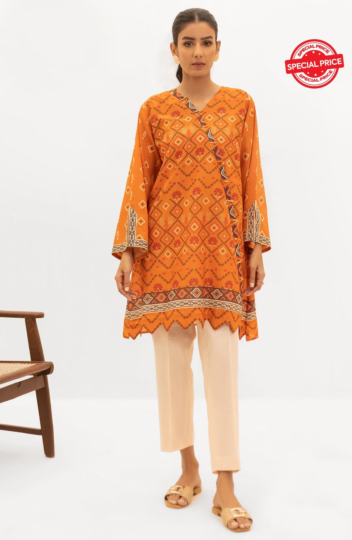 Orient - Unstitched 1 Piece Printed Lawn Shirt