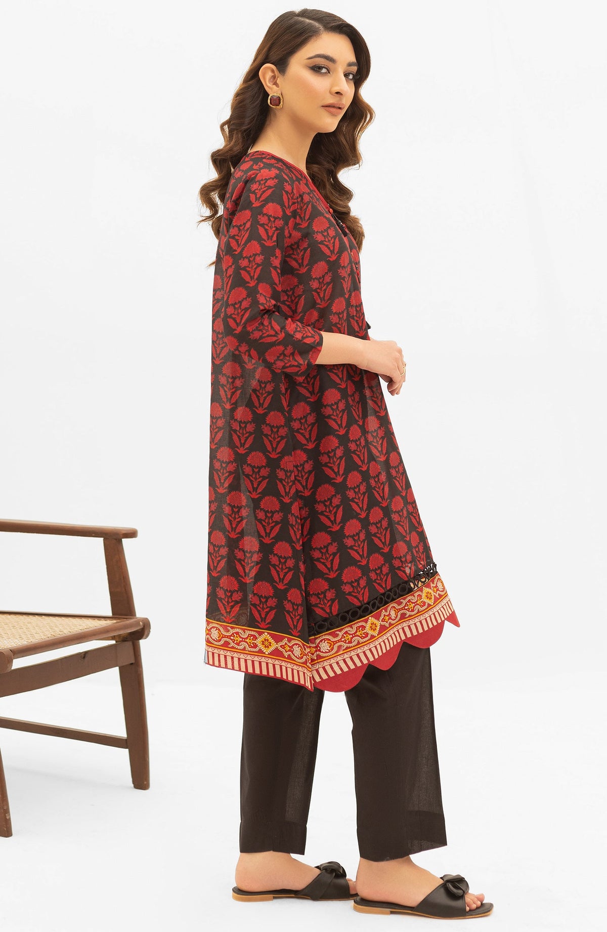 Orient - Unstitched 1 Piece Printed Lawn Shirt
