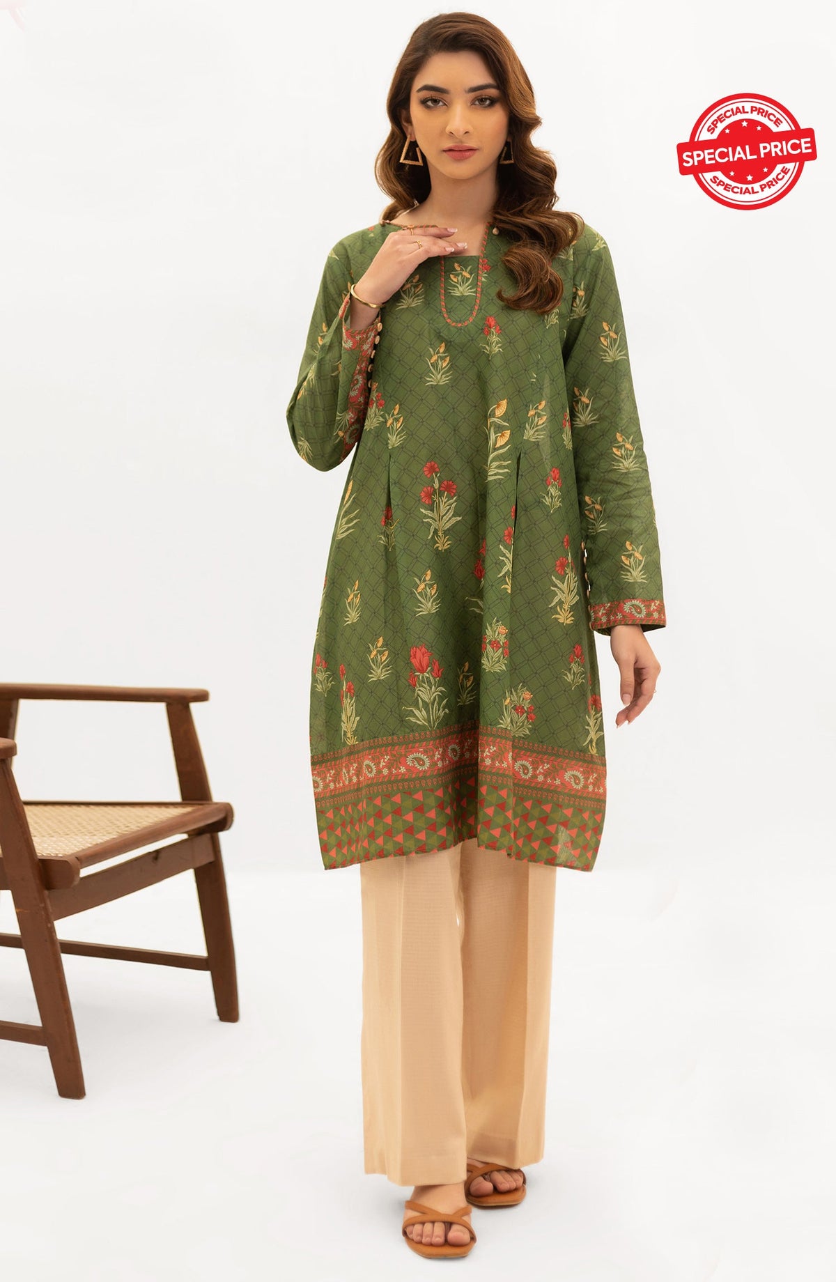 Orient - Unstitched 1 Piece Printed Lawn Shirt