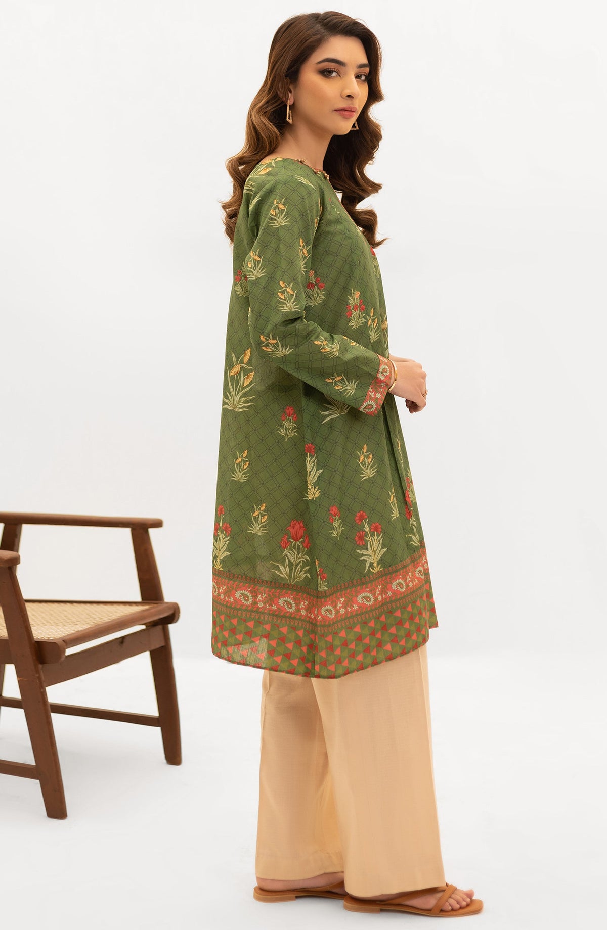 Orient - Unstitched 1 Piece Printed Lawn Shirt