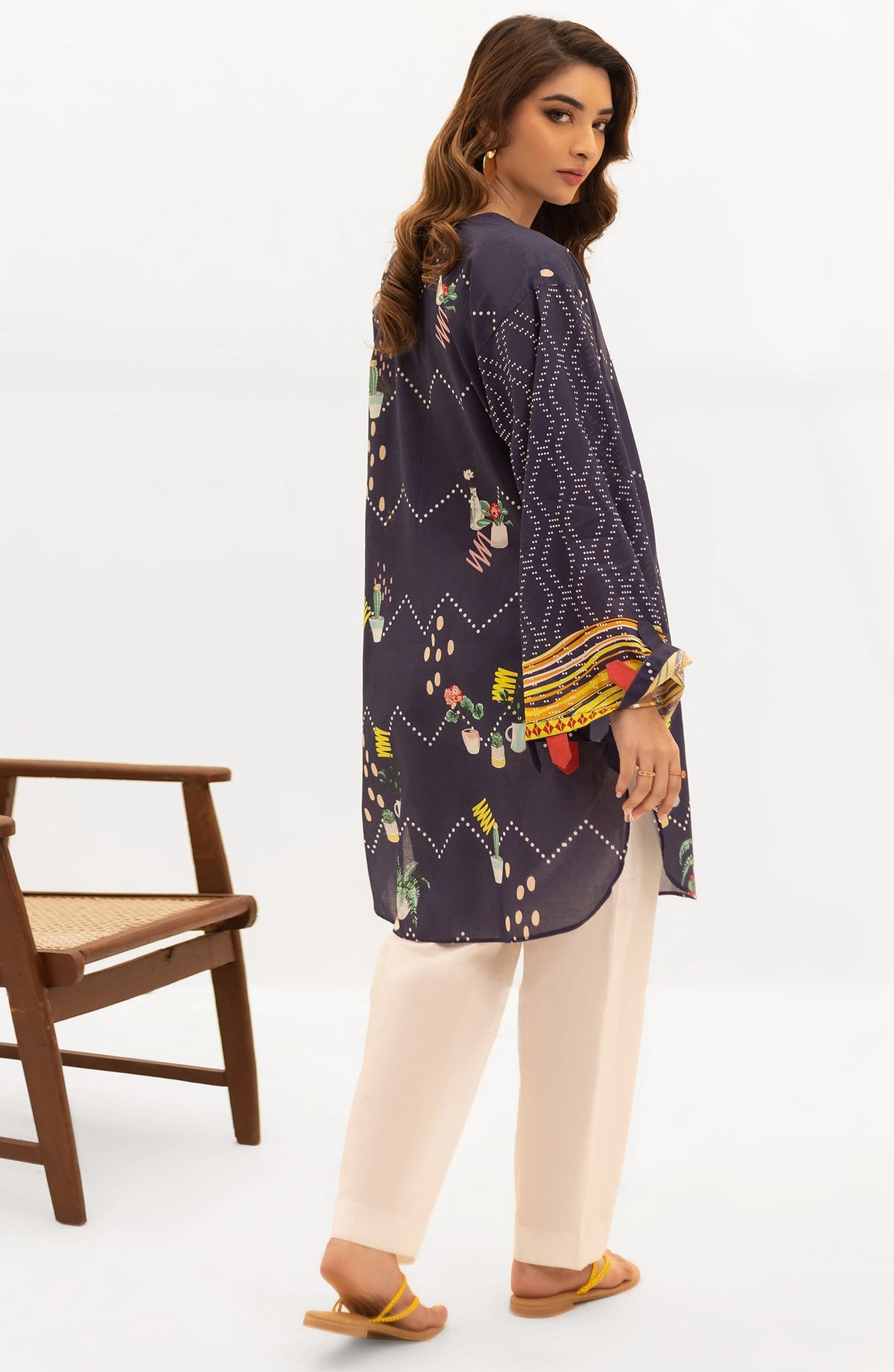 Orient - Unstitched 1 Piece Printed Lawn Shirt