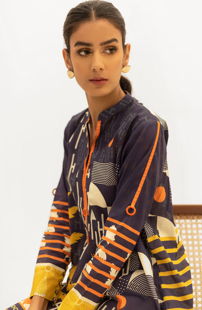 Orient - Unstitched 1 Piece Printed Lawn Shirt