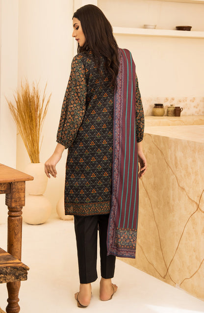 Orient - Unstitched 2 Piece Printed Khaddar Shirt and Acrylic Shawl Dupatta