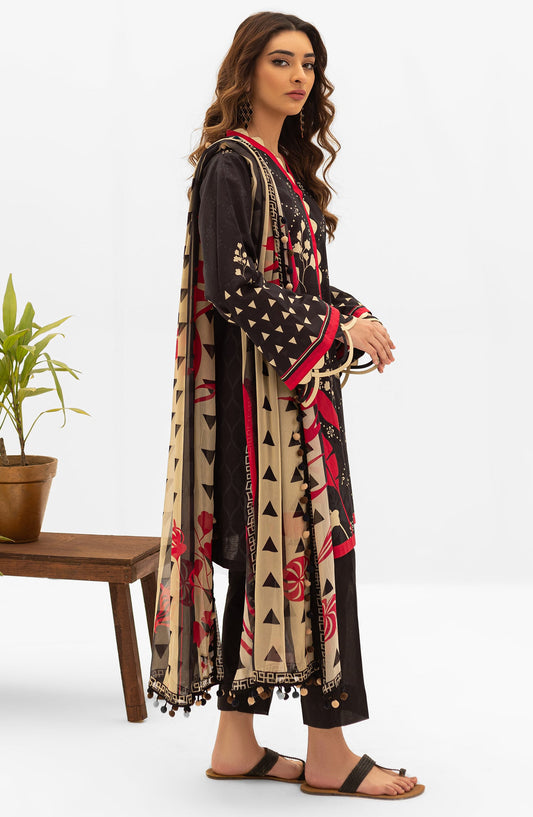 Orient - Unstitched 2 Piece Printed Lawn Shirt and Chiffon Dupatta