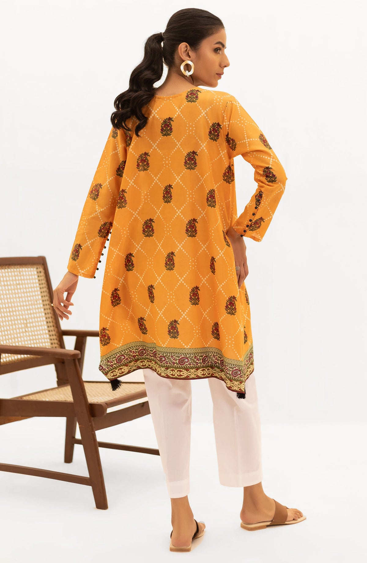Orient - Unstitched 1 Piece Printed Lawn Shirt