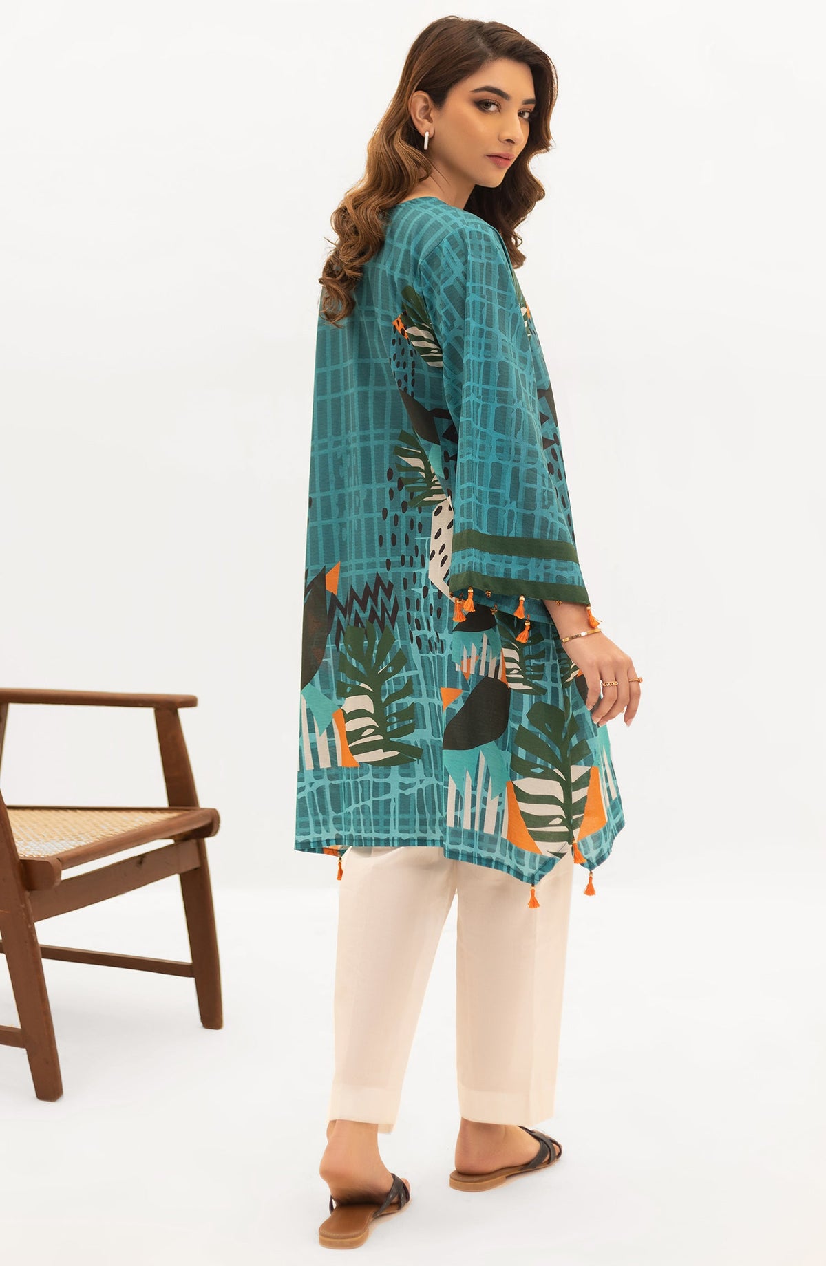 Orient - Unstitched 1 Piece Printed Lawn Shirt