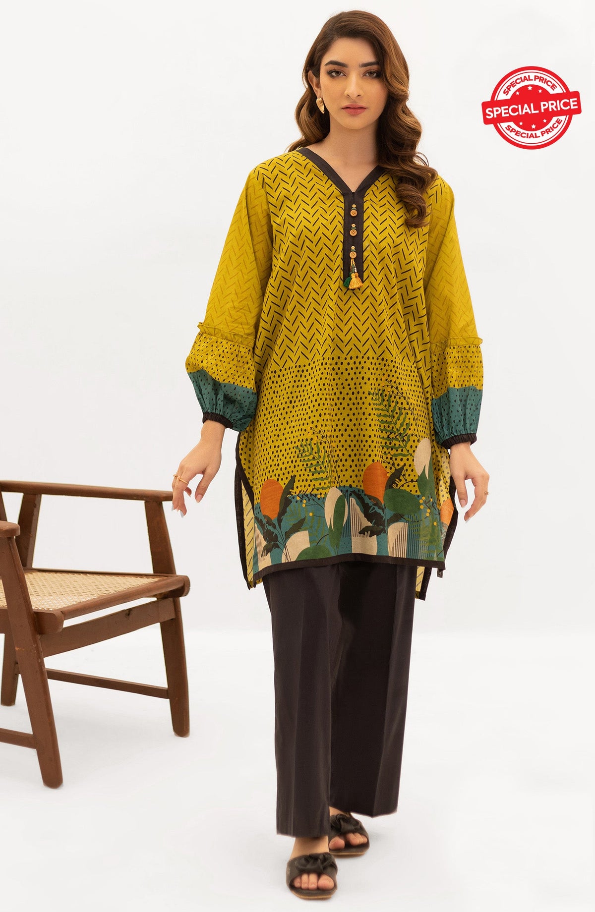 Orient - Unstitched 1 Piece Printed Lawn Shirt