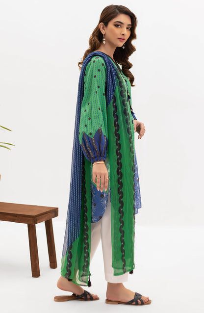 Orient - Unstitched 2 Piece Printed Lawn Shirt and Chiffon Dupatta
