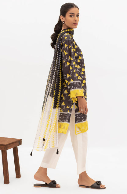 Orient - Unstitched 2 Piece Printed Lawn Shirt and Chiffon Dupatta