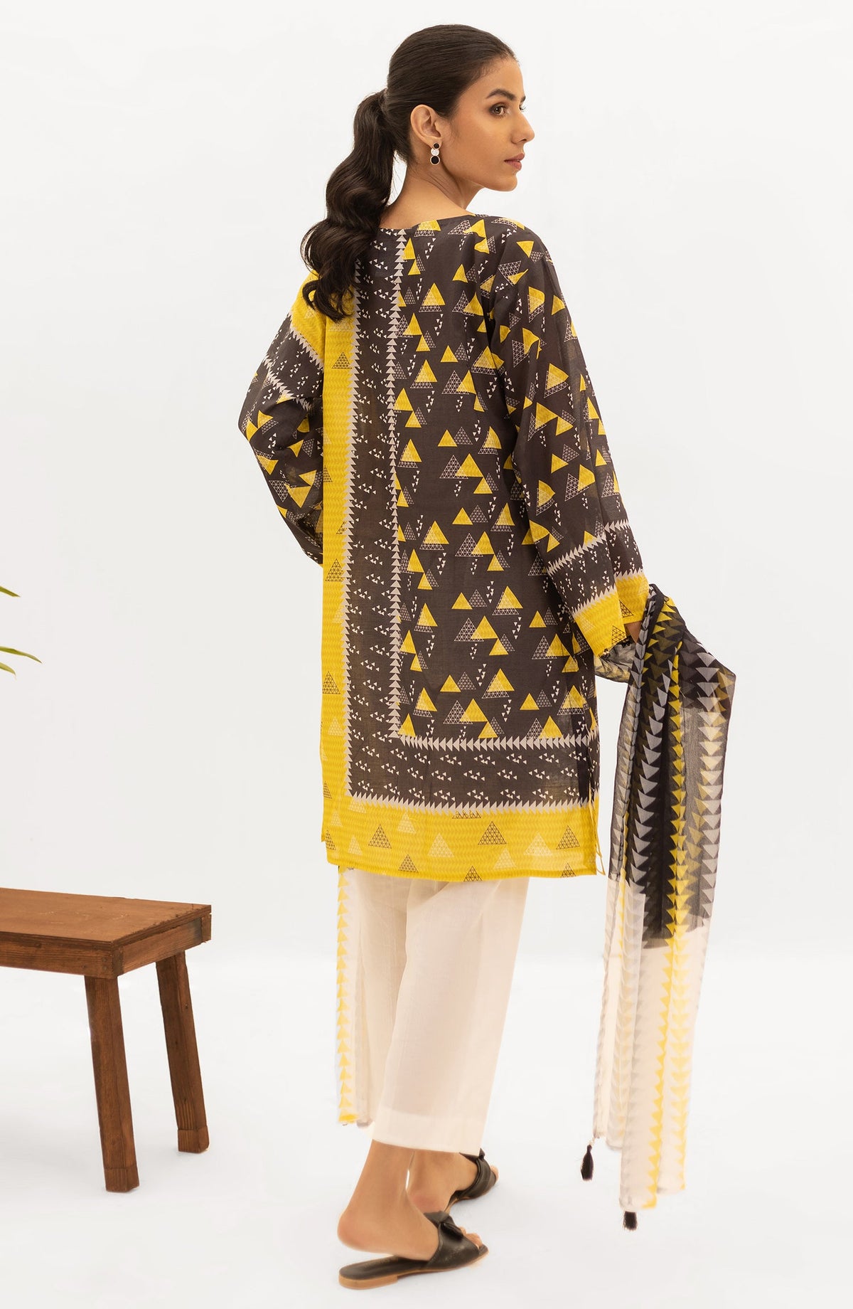 Orient - Unstitched 2 Piece Printed Lawn Shirt and Chiffon Dupatta