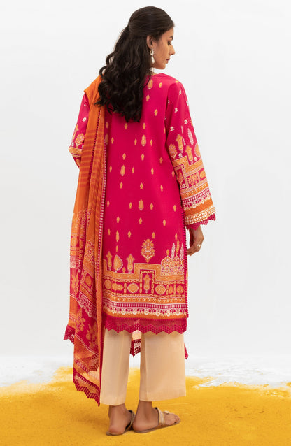 Orient - Unstitched 2 Piece Printed Lawn Shirt and Chiffon Dupatta