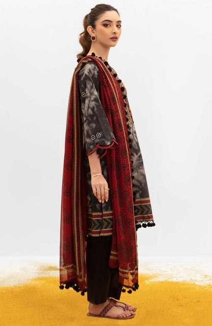 Orient - Unstitched 2 Piece Printed Lawn Shirt and Chiffon Dupatta