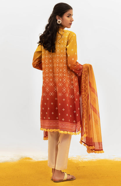 Orient - Unstitched 2 Piece Printed Lawn Shirt and Chiffon Dupatta