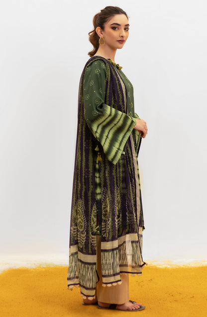 Orient - Unstitched 2 Piece Printed Lawn Shirt and Chiffon Dupatta