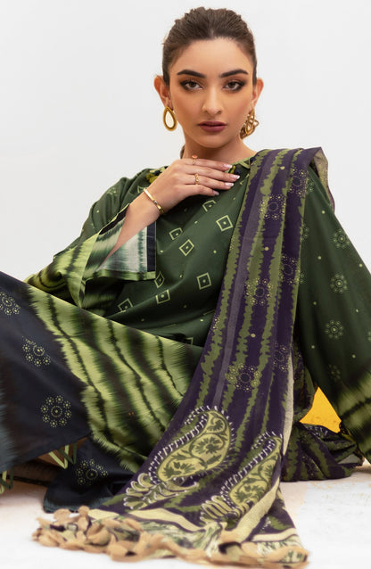 Orient - Unstitched 2 Piece Printed Lawn Shirt and Chiffon Dupatta