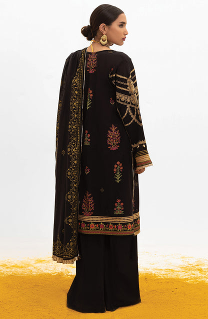 Orient - Unstitched 3 Piece Embroidered Lawn Shirt , Cambric Pant and Lawn Dupatta