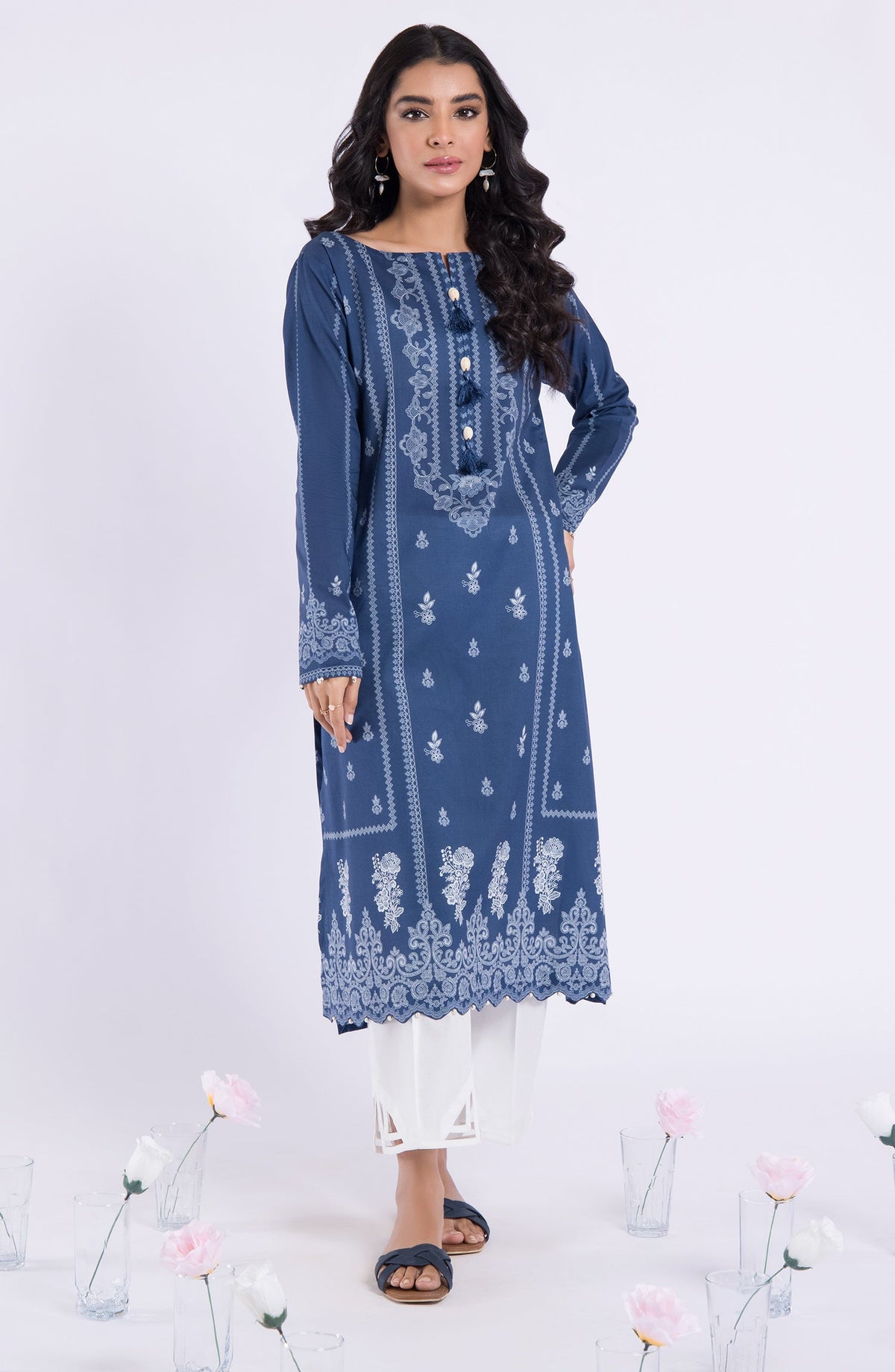 Orient - Unstitched 1 Piece Printed Lawn Shirt