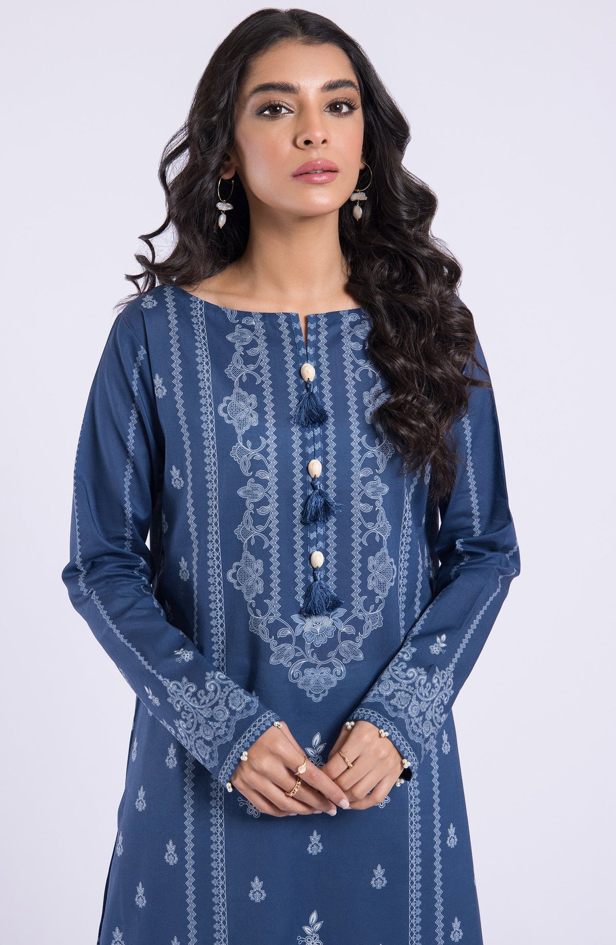 Orient - Unstitched 1 Piece Printed Lawn Shirt