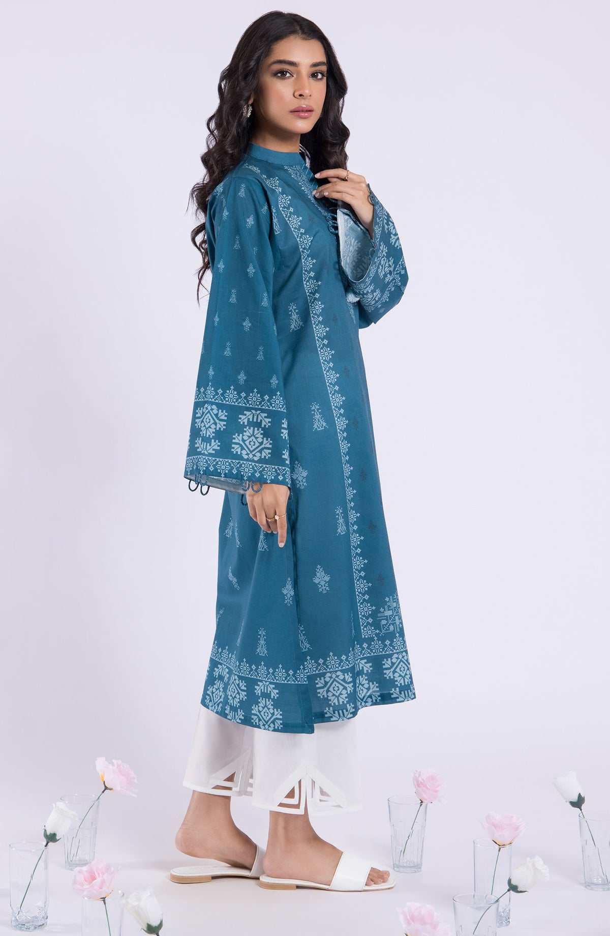Orient - Unstitched 1 Piece Printed Lawn Shirt