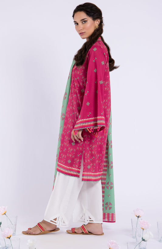 Orient - Unstitched 2 Piece Printed Lawn Shirt and Lawn Dupatta