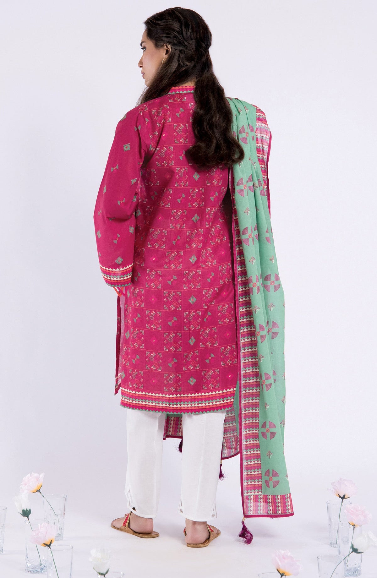 Orient - Unstitched 2 Piece Printed Lawn Shirt and Lawn Dupatta