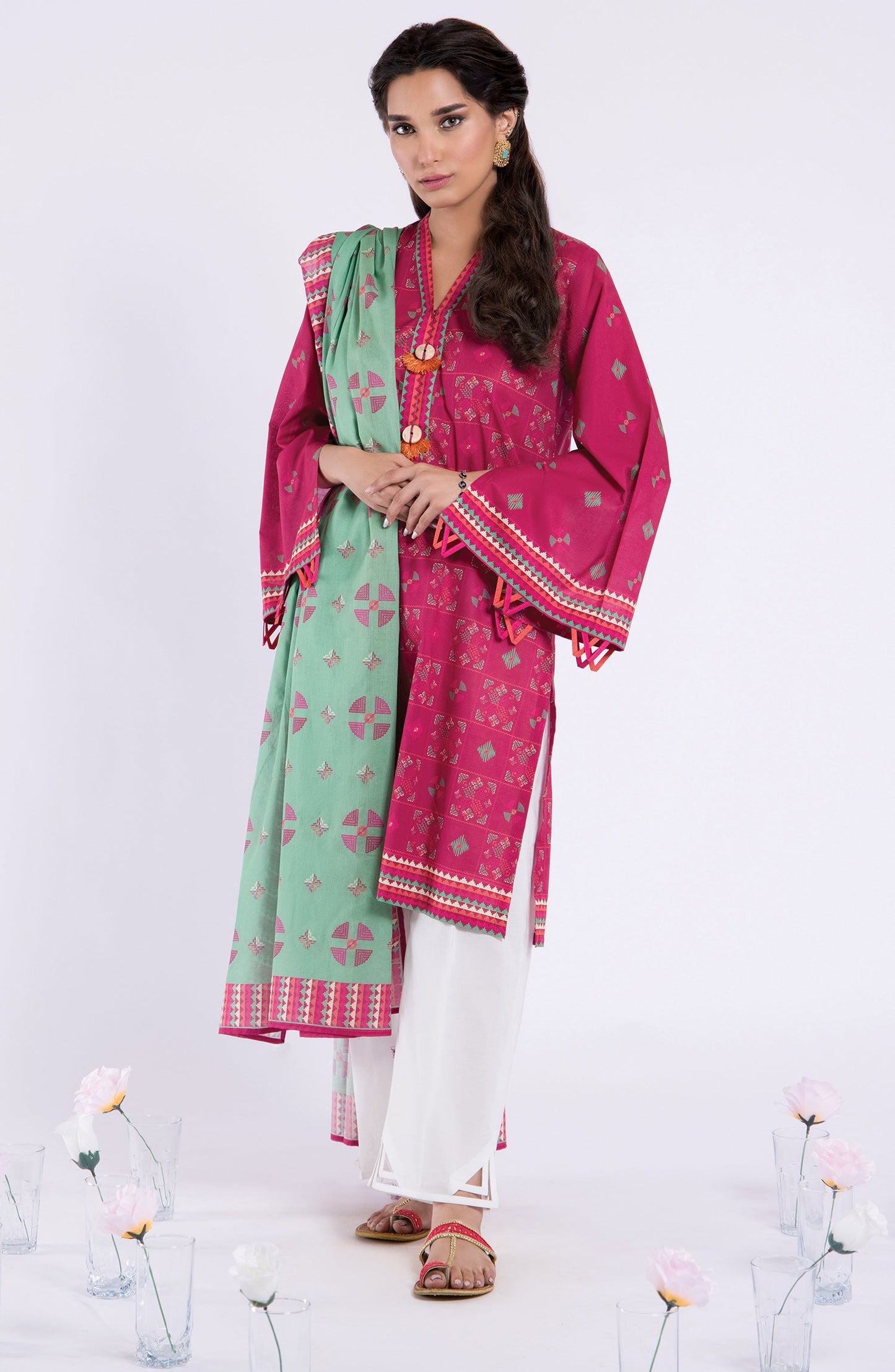 Orient - Stitched 2 Piece Printed Lawn Shirt and Lawn Dupatta