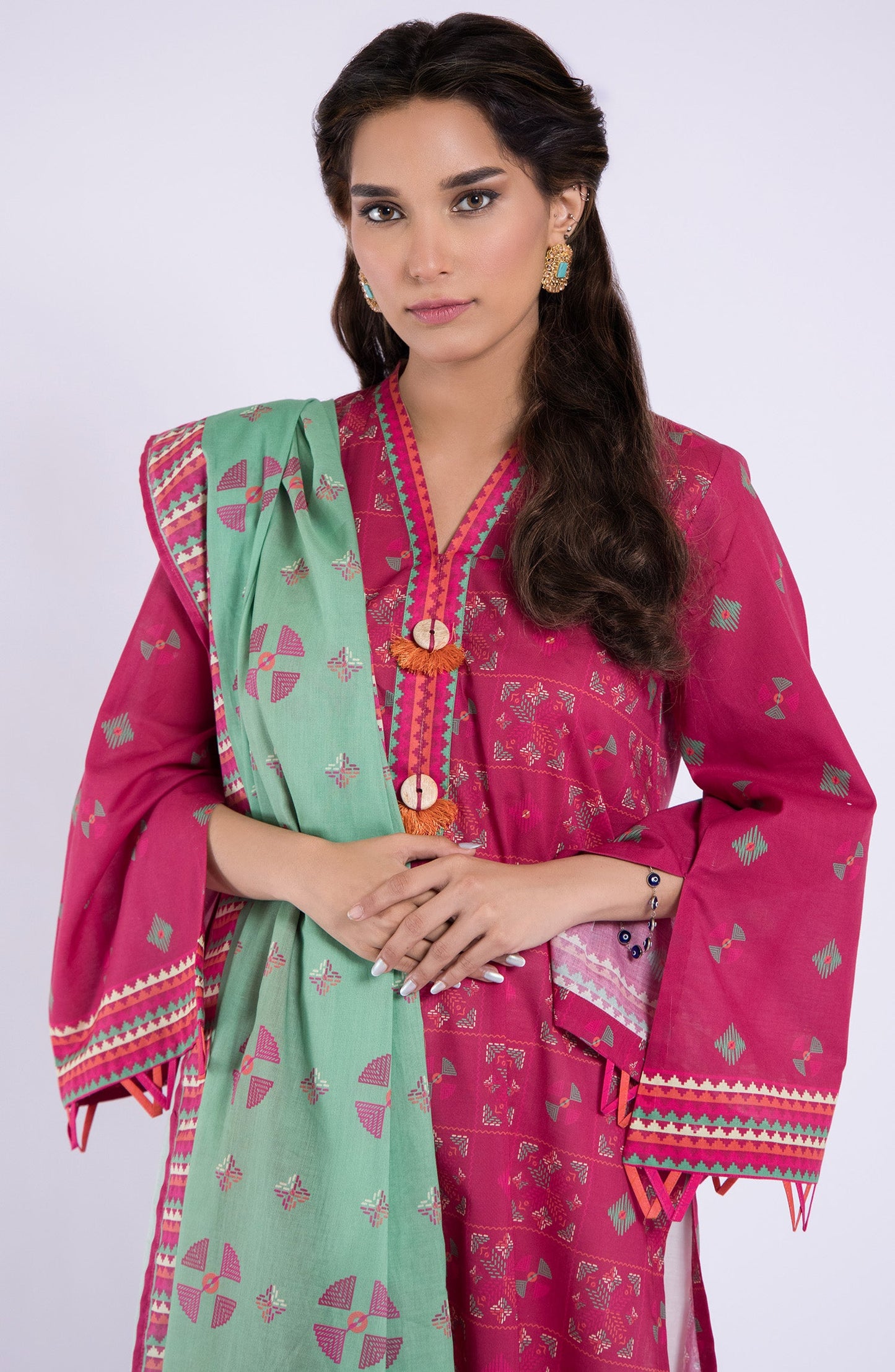 Orient - Stitched 2 Piece Printed Lawn Shirt and Lawn Dupatta