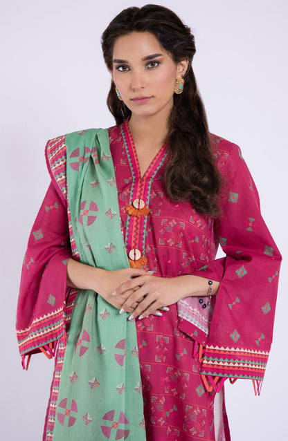 Orient - Stitched 2 Piece Printed Lawn Shirt and Lawn Dupatta
