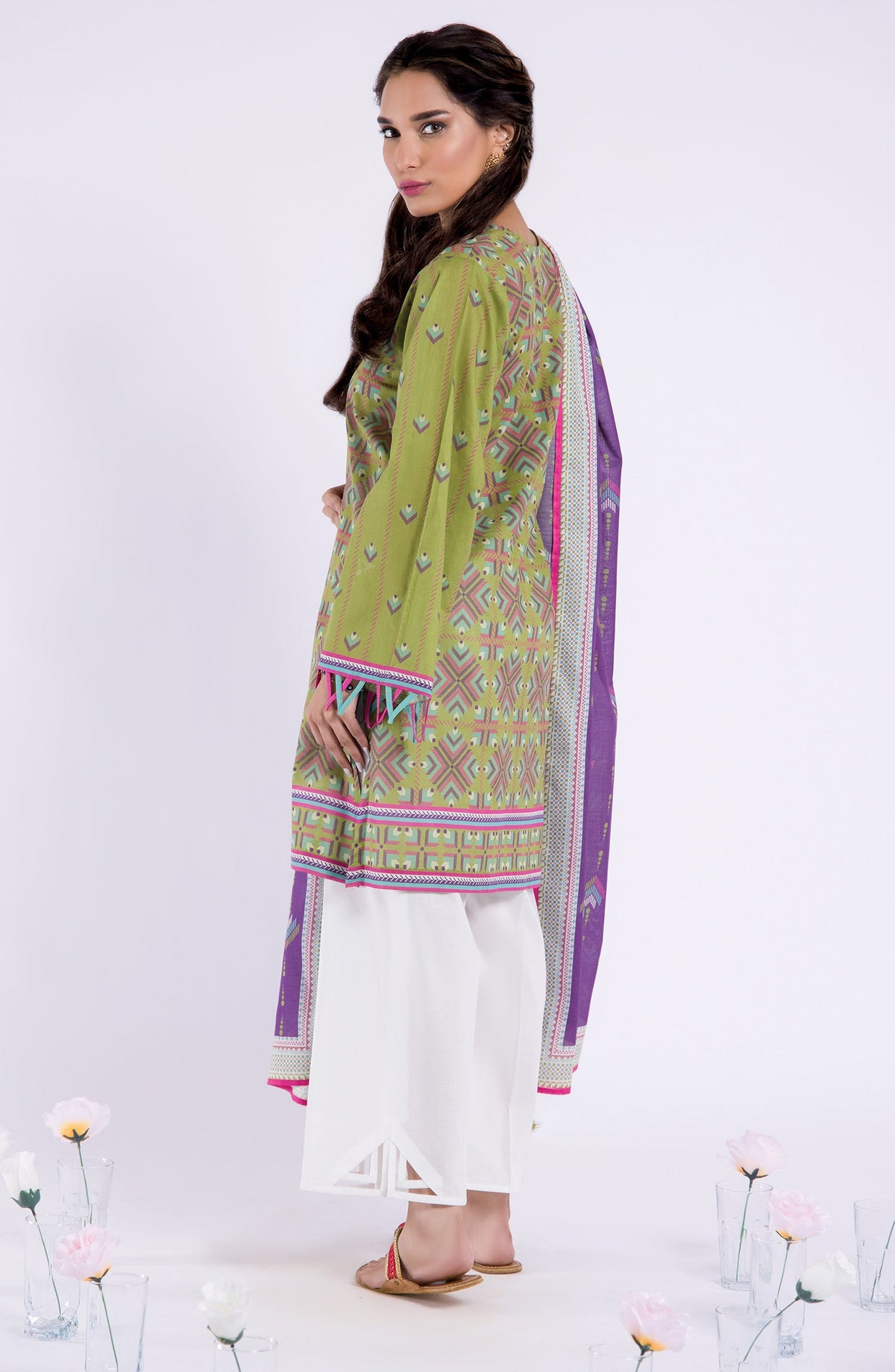 Orient - Unstitched 2 Piece Printed Lawn Shirt and Lawn Dupatta