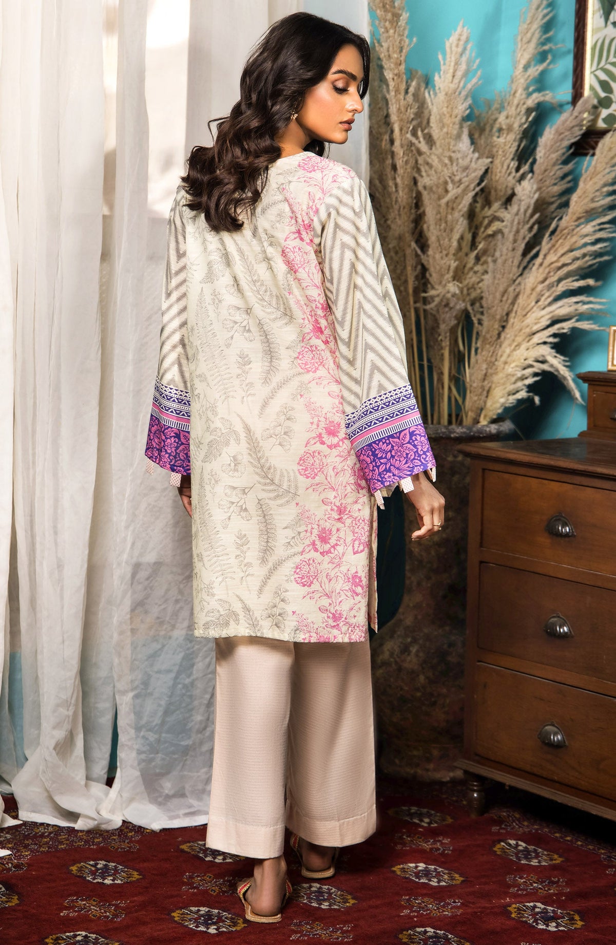 Orient - Unstitched 1 Piece Printed Khaddar Shirt