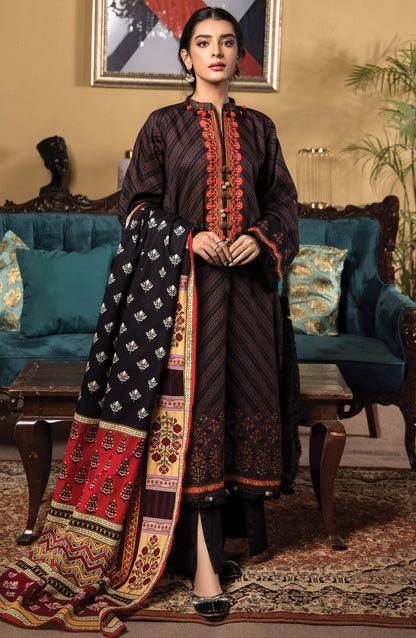 Orient - Unstitched 3 Piece Embroidered Cottel Shirt , Cottel Pant and Cottel Dupatta