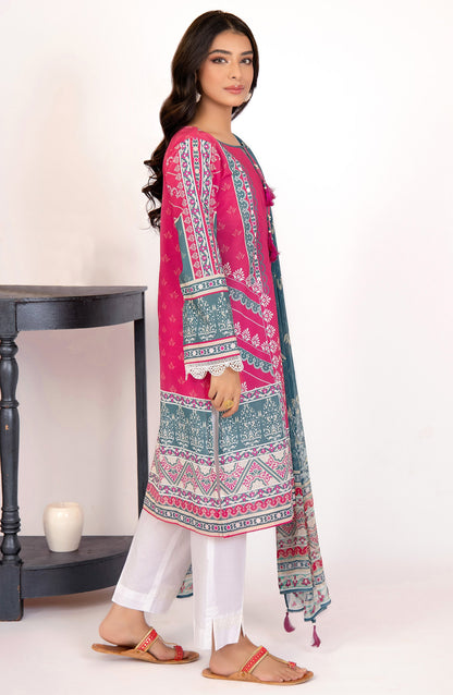 Orient - Unstitched 2 Piece Printed Lawn Shirt and Chiffon Dupatta