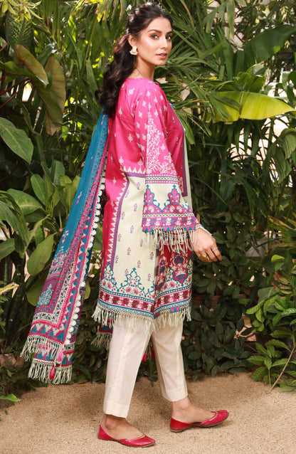 Orient - Unstitched 2 Piece Printed Lawn Shirt and Chiffon Dupatta