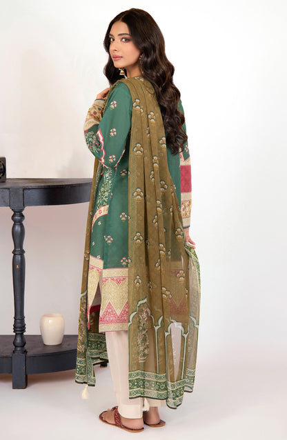 Orient - Unstitched 2 Piece Printed Lawn Shirt and Chiffon Dupatta
