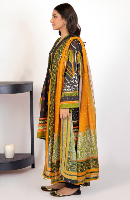 Orient - Unstitched 2 Piece Printed Lawn Shirt and Dobby Net Dupatta