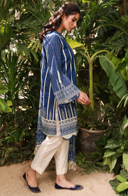 Orient - Unstitched 2 Piece Printed Lawn Shirt and Chiffon Dupatta