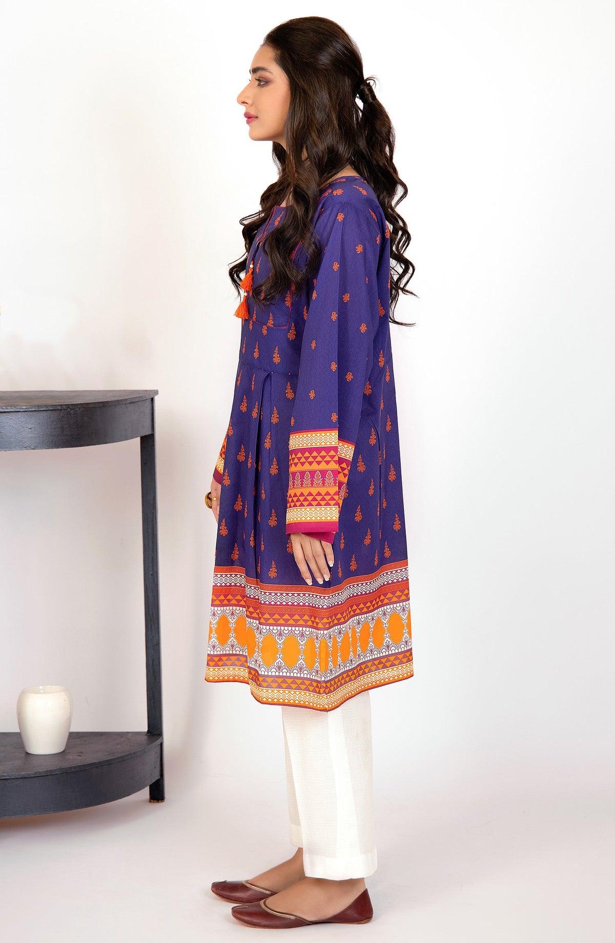 Orient - Unstitched 1 Piece Printed Lawn Shirt