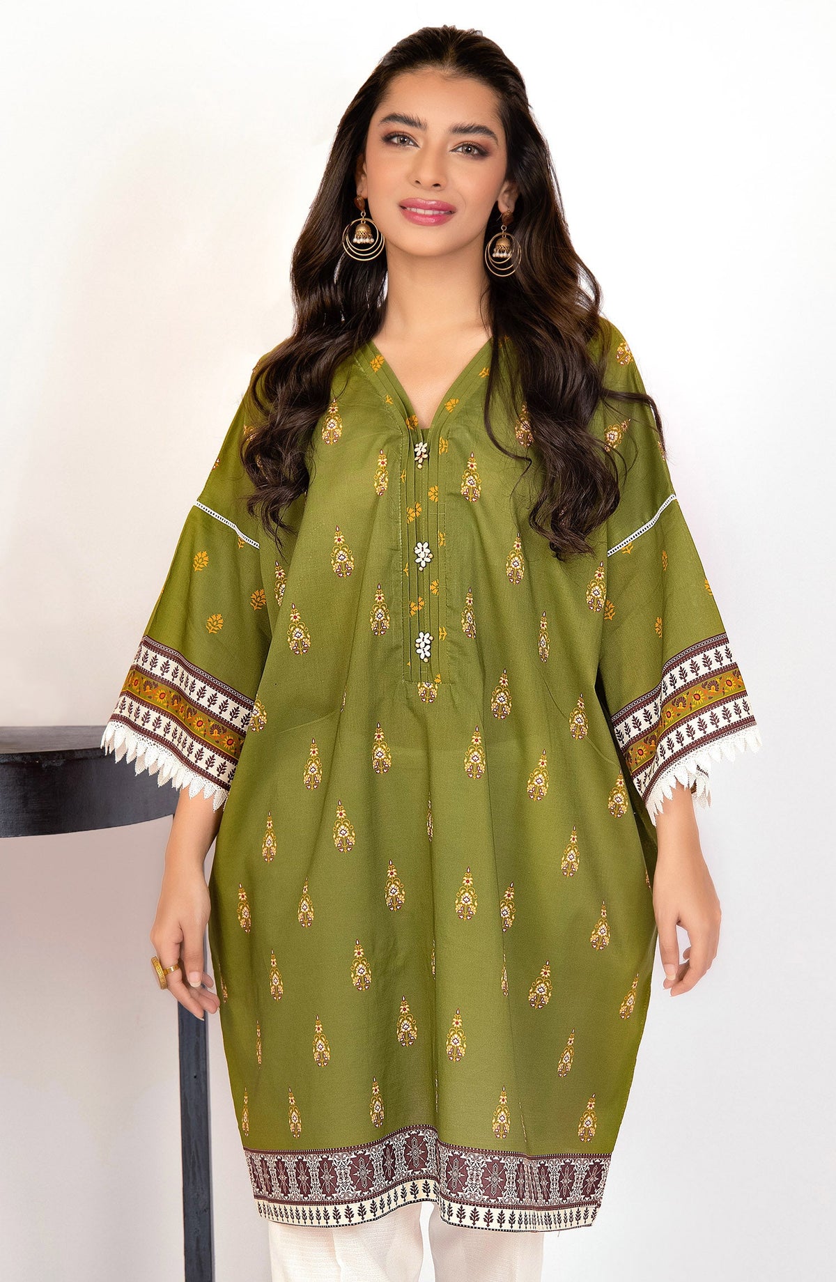 Orient - Unstitched 1 Piece Printed Lawn Shirt