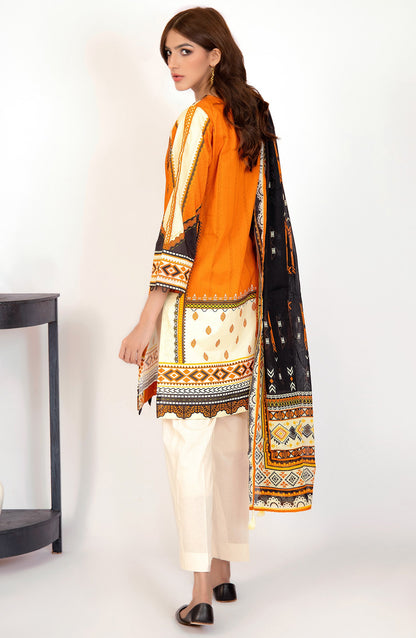 Orient - Unstitched 2 Piece Printed Lawn Shirt and Dobby Net Dupatta