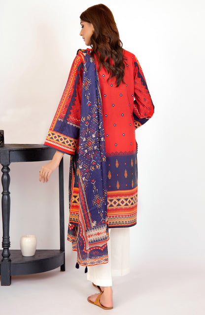 Orient - Unstitched 2 Piece Printed Lawn Shirt and Dobby Net Dupatta