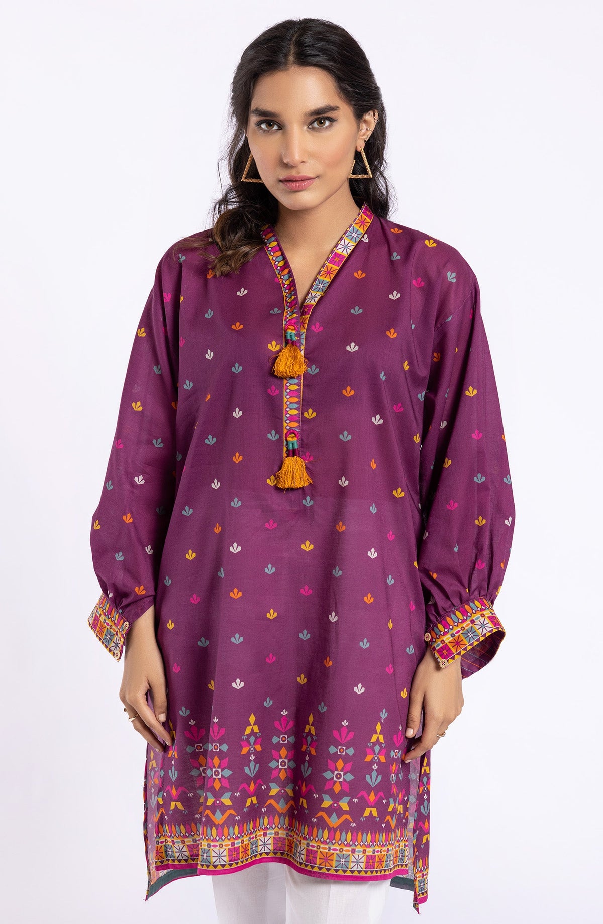 Orient - Unstitched 1 Piece Printed Lawn Shirt