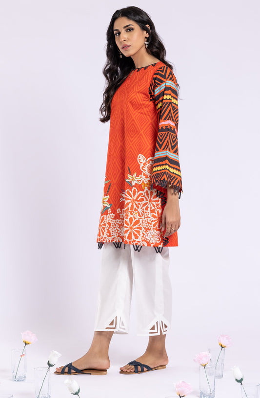 Orient - Unstitched 1 Piece Printed Lawn Shirt