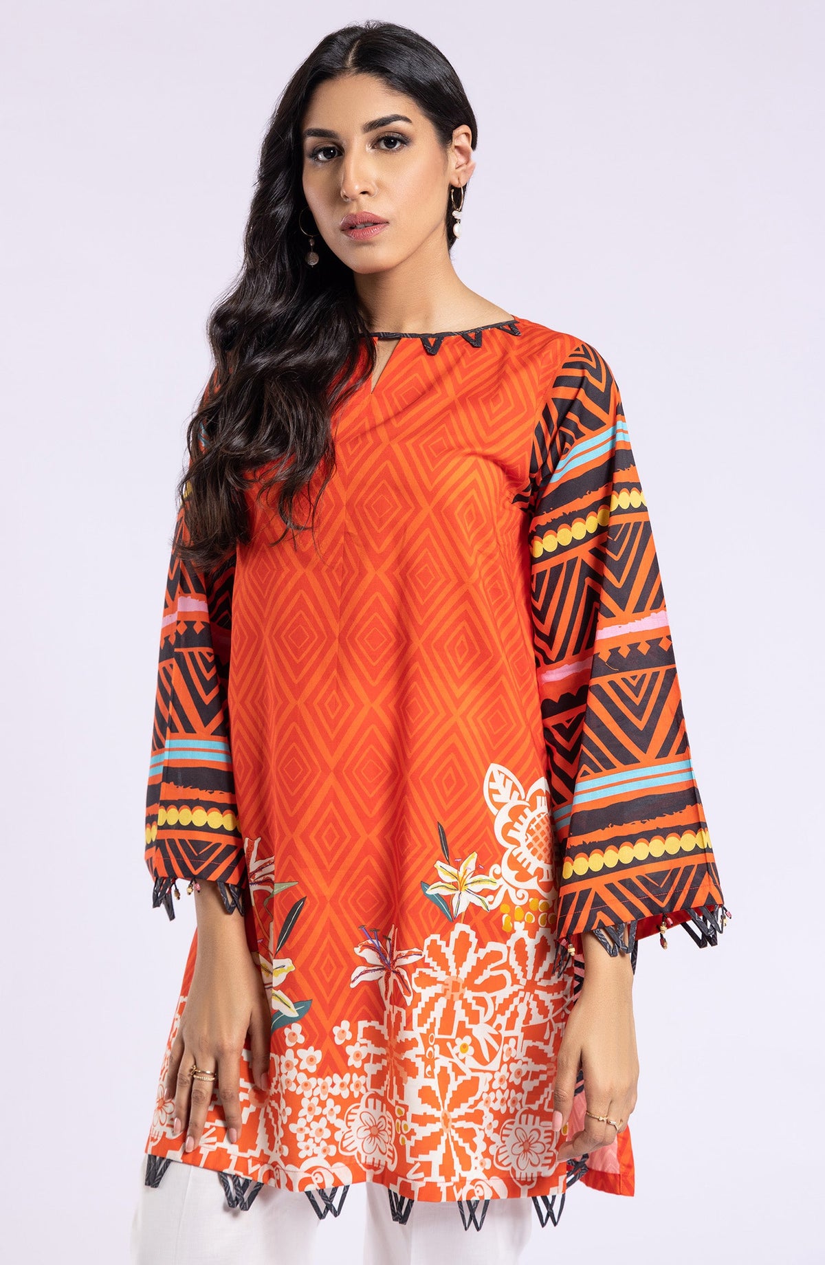Orient - Unstitched 1 Piece Printed Lawn Shirt