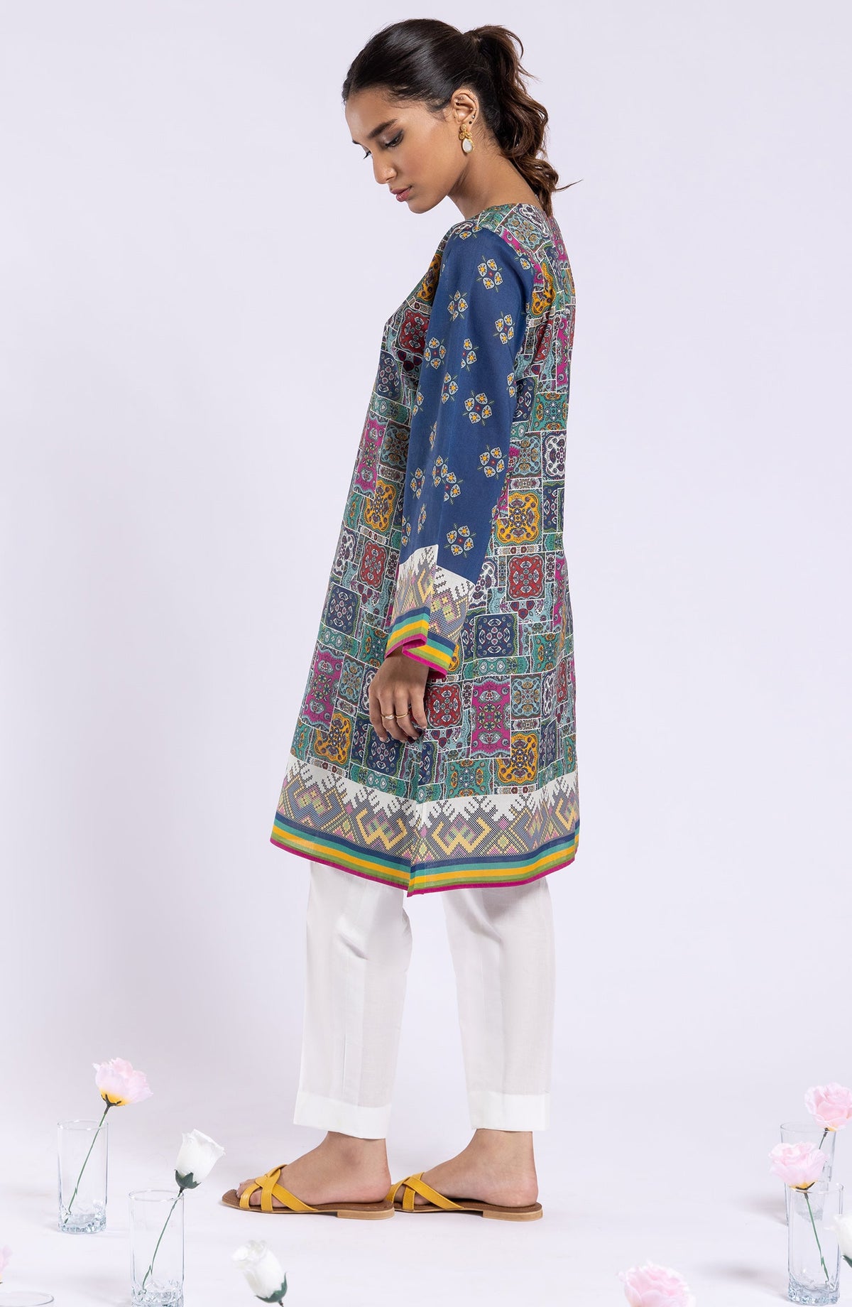 Orient - Unstitched 1 Piece Printed Lawn Shirt