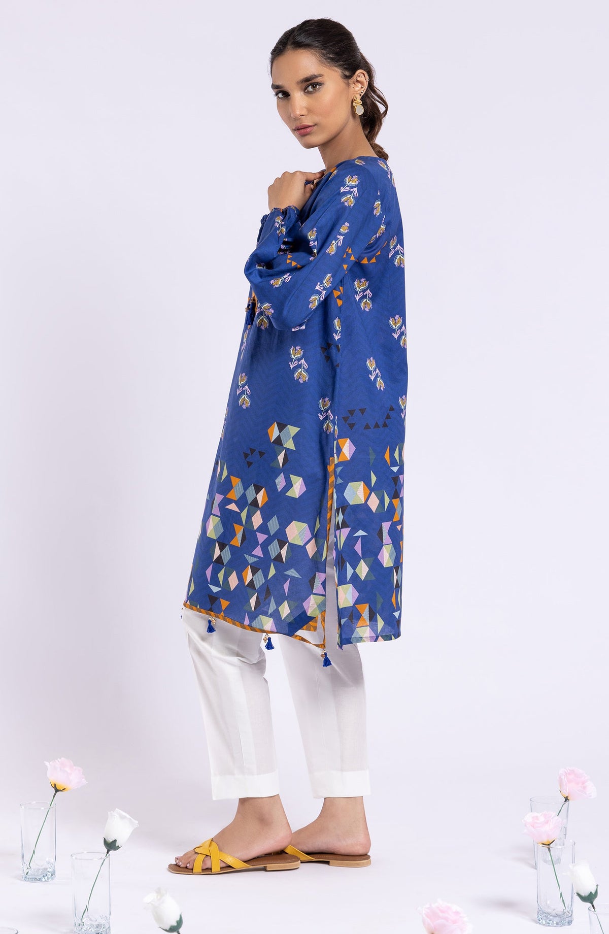 Orient - Unstitched 1 Piece Printed Lawn Shirt