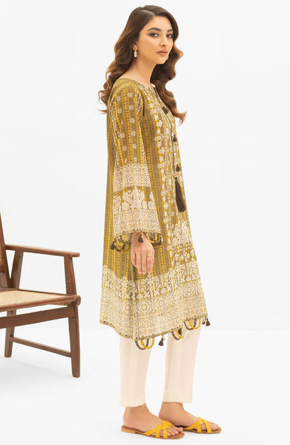 Orient - Unstitched 1 Piece Printed Lawn Shirt