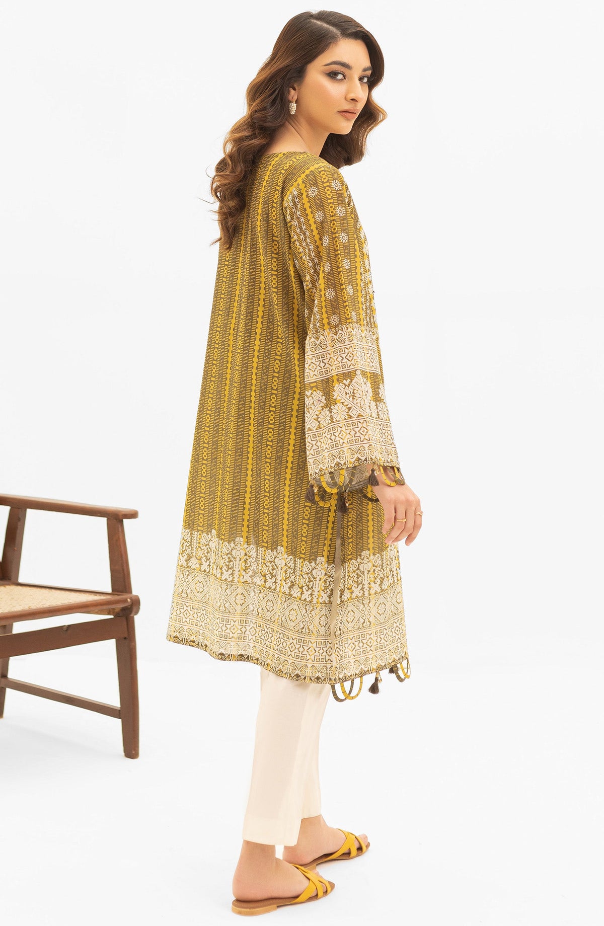 Orient - Unstitched 1 Piece Printed Lawn Shirt