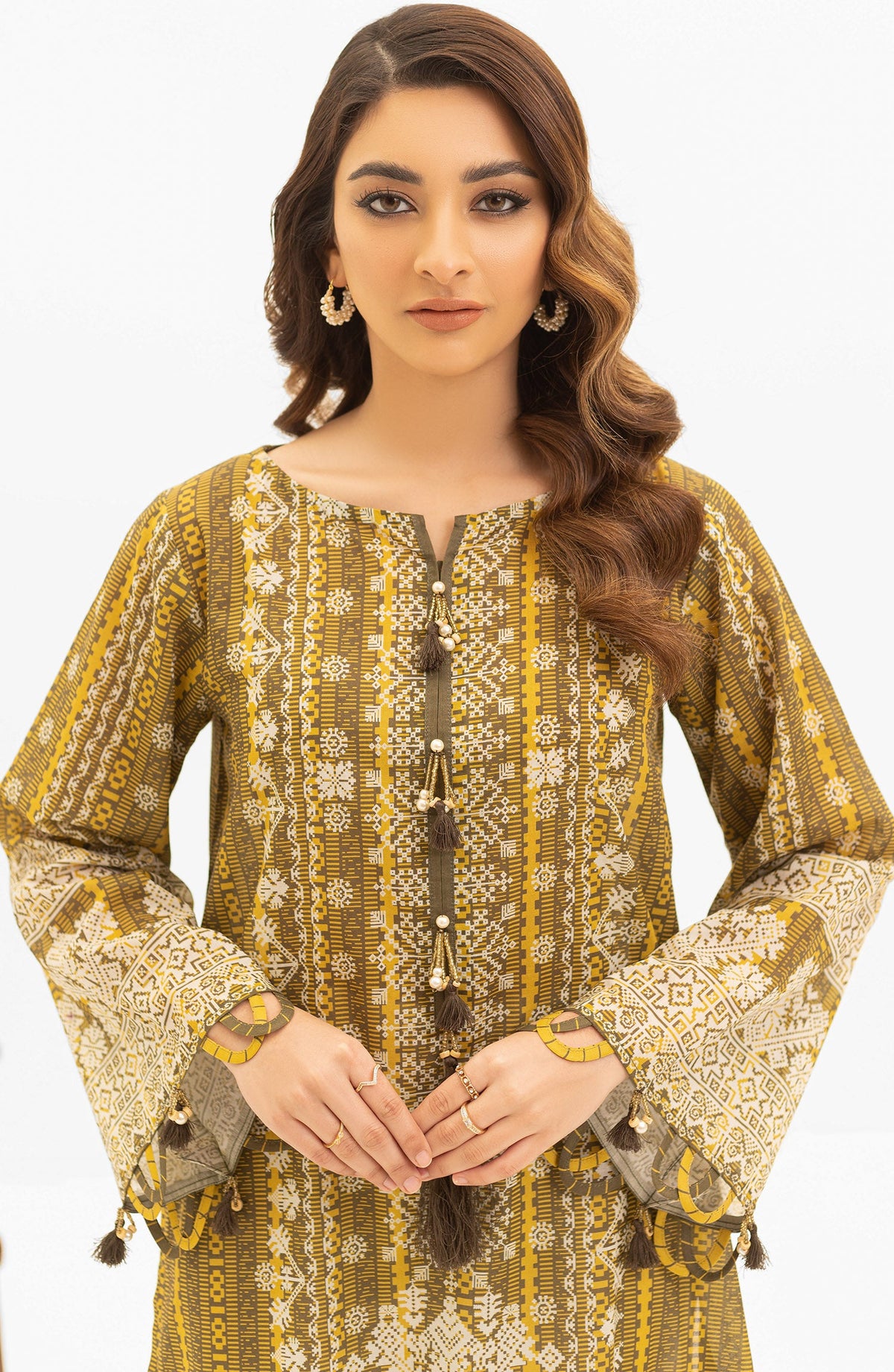 Orient - Unstitched 1 Piece Printed Lawn Shirt